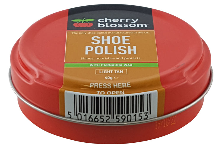 Cherry Blossom Shoe Polish Light Tan