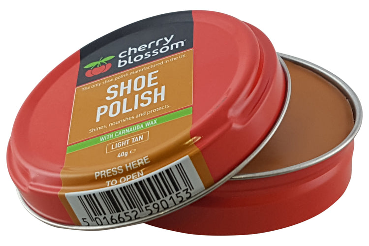 Cherry Blossom Shoe Polish Light Tan