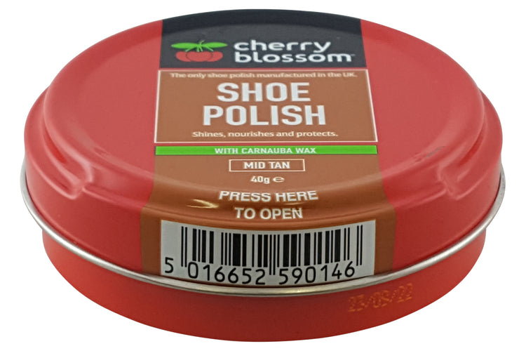 Cherry Blossom Shoe Polish Mid Tan