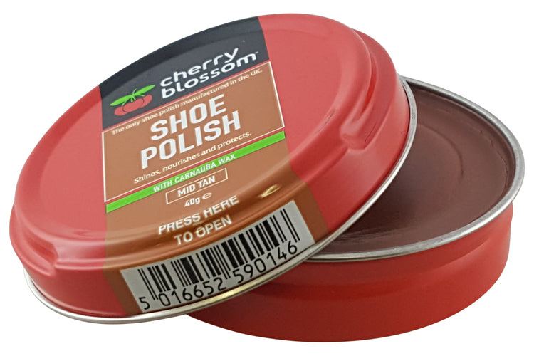 Cherry Blossom Shoe Polish Mid Tan