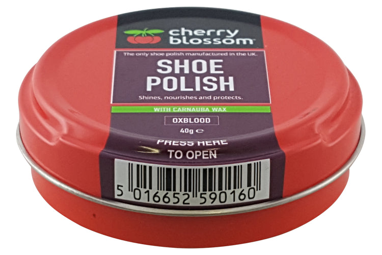 Cherry Blossom Shoe Polish Oxblood
