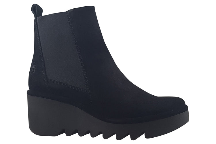 Fly London Bagu 233 Black Suede Womens Boots