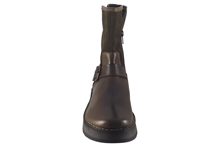 Fly London Ruth P211101 001 Olive/Sludge Womens Boots