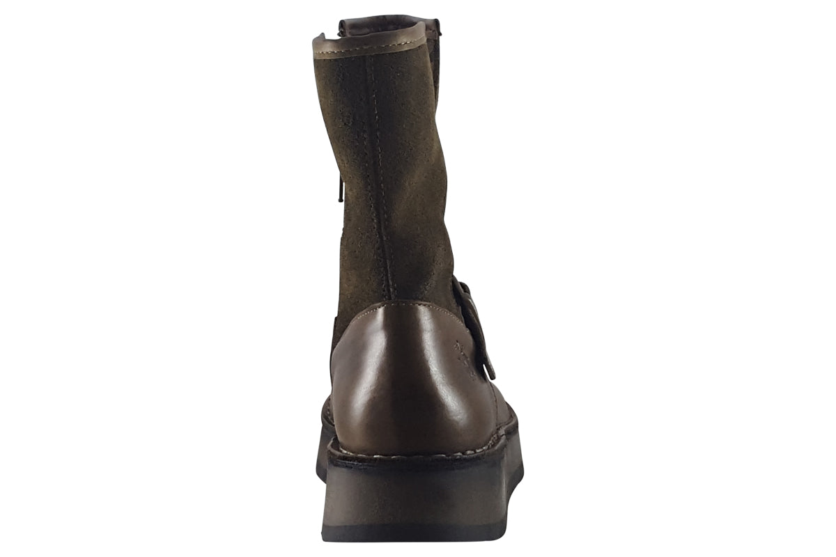 Fly London Ruth P211101 001 Olive/Sludge Womens Boots
