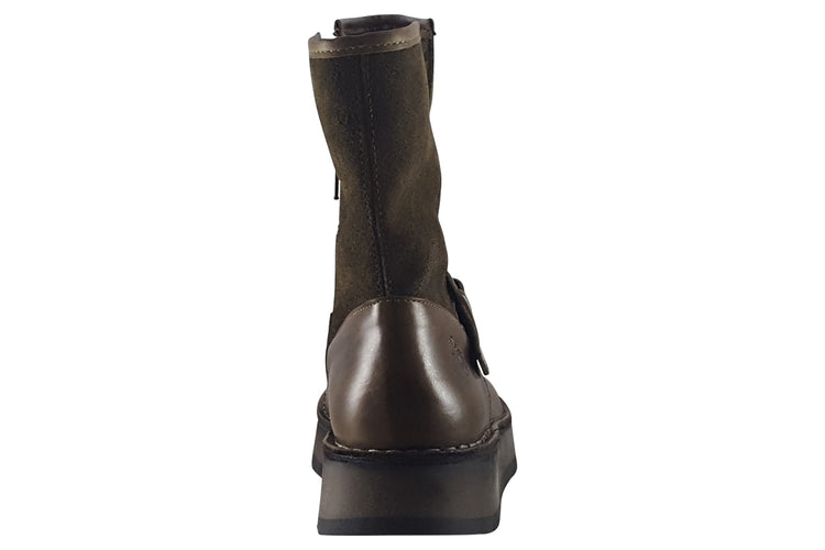 Fly London Ruth P211101 001 Olive/Sludge Womens Boots
