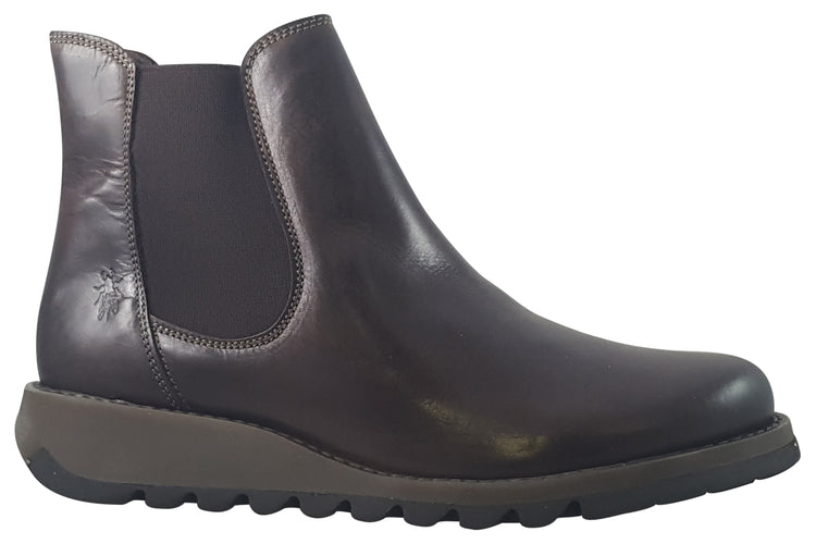 Fly London Salv P143195 Dark Brown Womens Boots