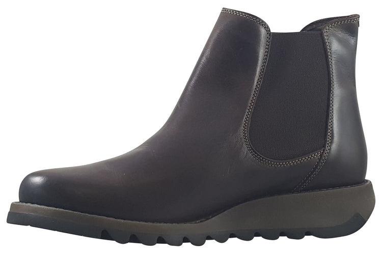 Fly London Salv P143195 Dark Brown Womens Boots