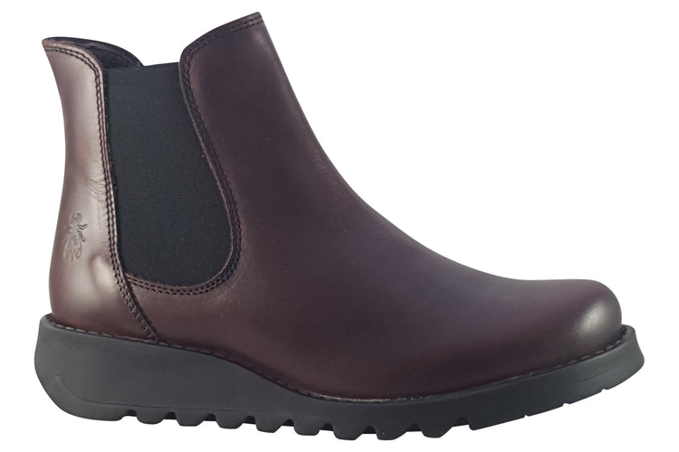 Fly London Salv P143195 Wine Womens Boots