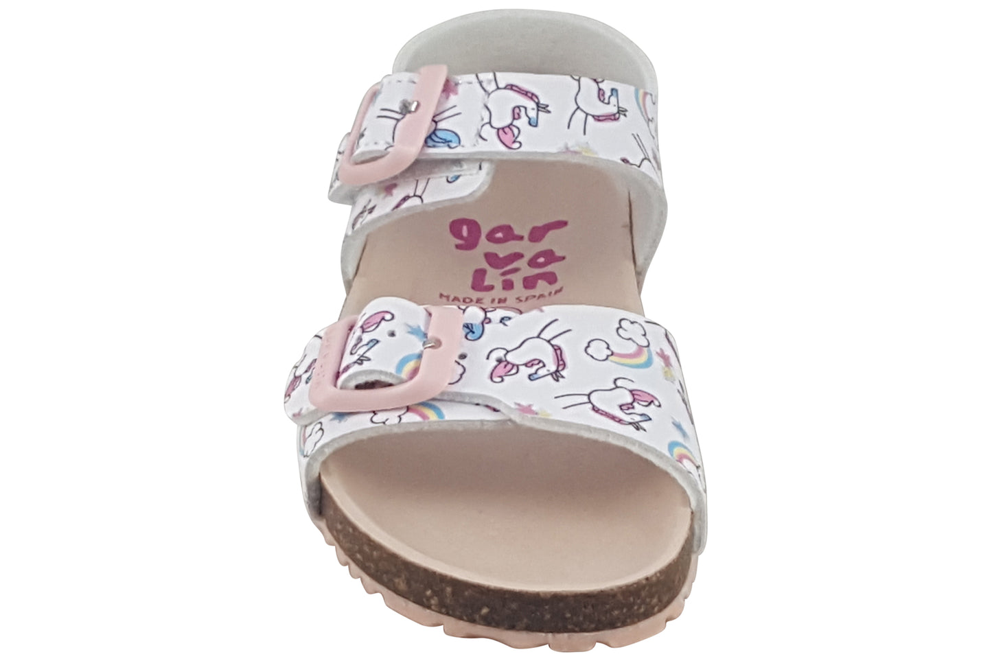 Garvalin BBy Unicorn Sdl 252463 White Multi Girls Sandals