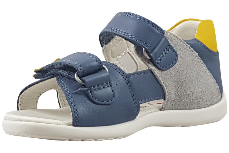 Garvalin Basic Star SDL 242318A Blue/Yellow Boys Sandals
