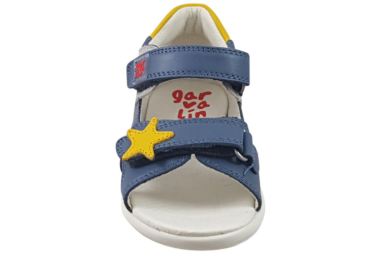 Garvalin Basic Star SDL 242318A Blue/Yellow Boys Sandals