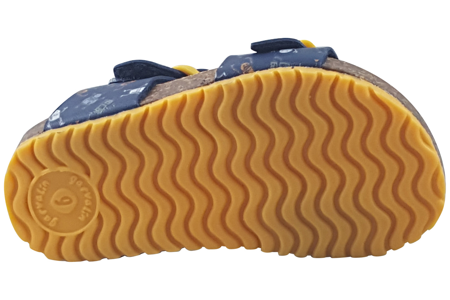 Garvalin Bio Gel SDL 242468A Navy/Yellow Boys Sandals