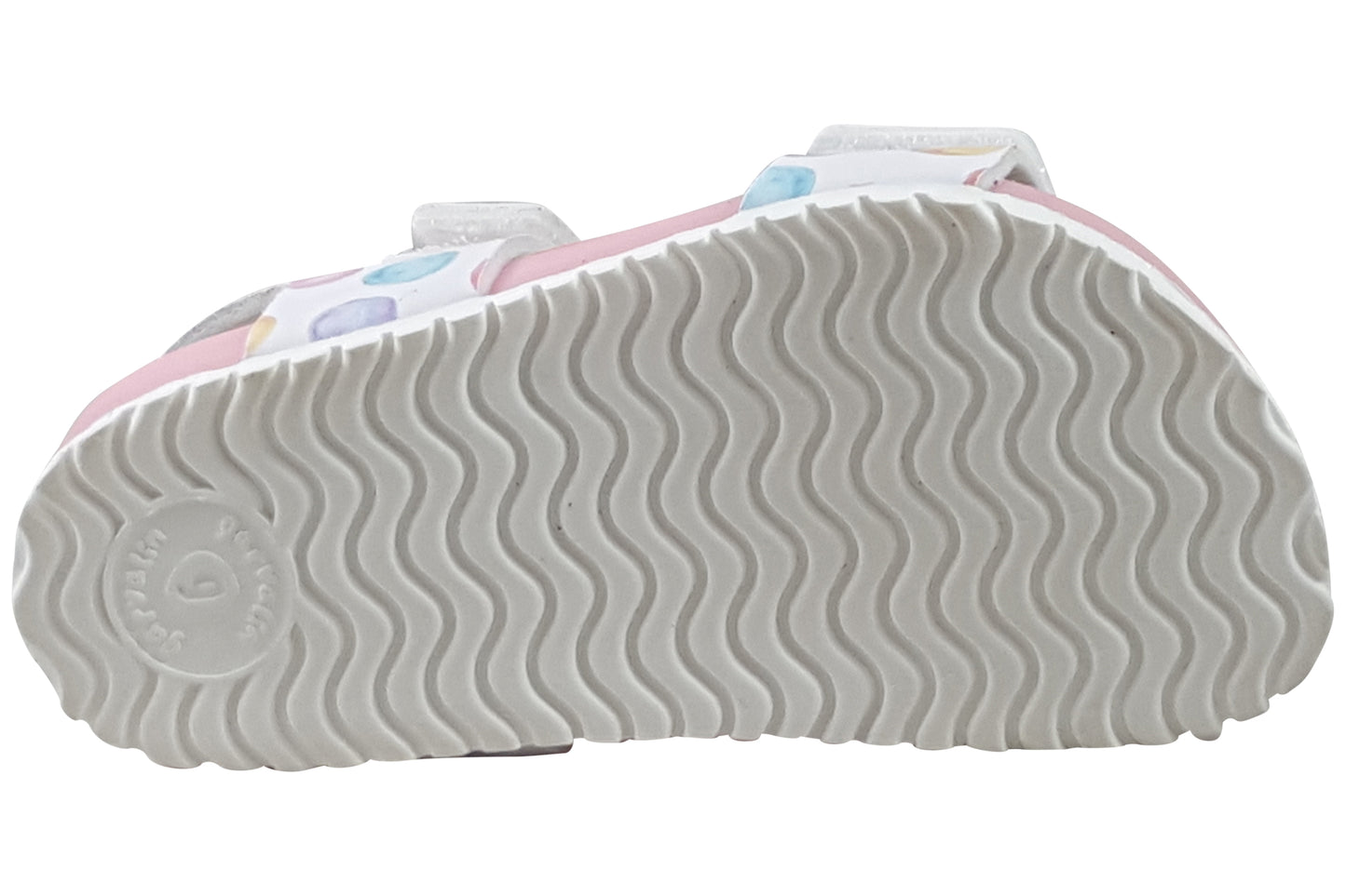 Garvalin Bio Gel SDL 242452B White/Spots Girls Sandals