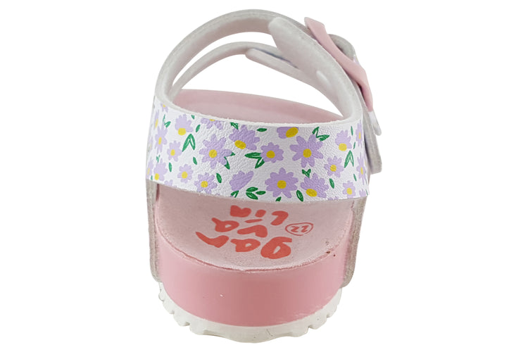 Garvalin Bio SDL 232433B Lilac Floral Girls Sandals