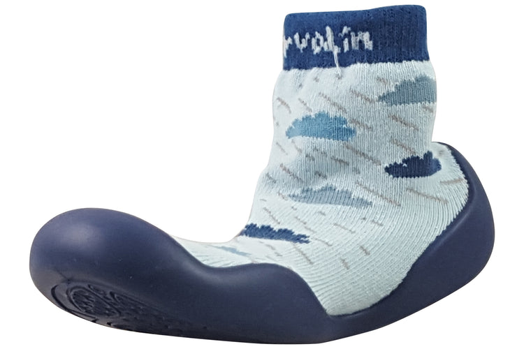 Garvalin Bunny Socks B 241310A Navy Boys Slippers