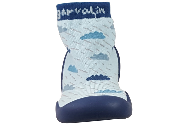 Garvalin Bunny Socks B 241310A Navy Boys Slippers