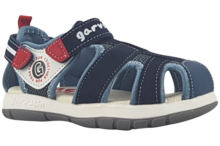 Garvalin Condor Closed 242815A Navy/Royal Boys Sandals