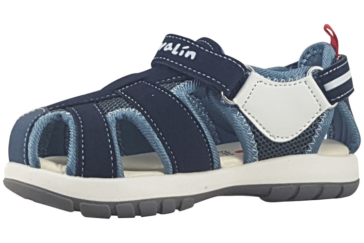Garvalin Condor Closed 242815A Navy/Royal Boys Sandals