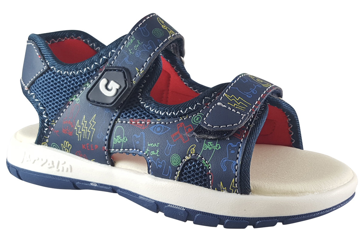 Garvalin Condor SDL 232806A Navy Boys Sandals