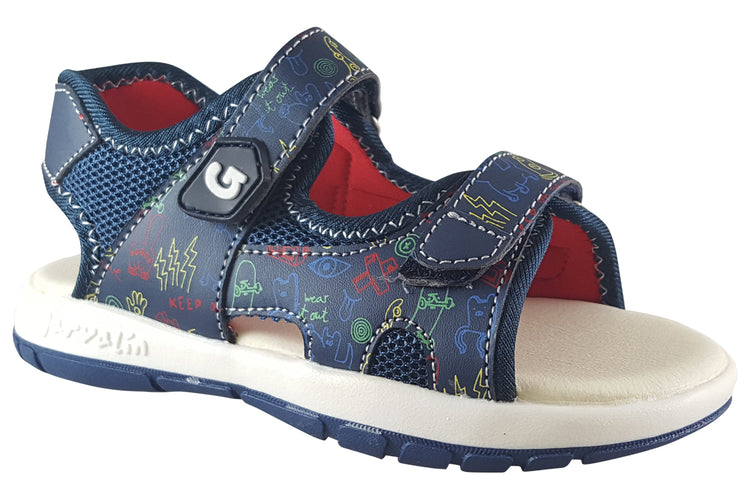 Garvalin Condor SDL 232806A Navy Boys Sandals