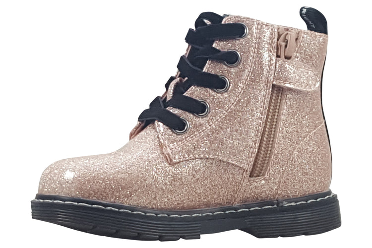 Garvalin Mini 241341B Rosa Glitter Girls Boots
