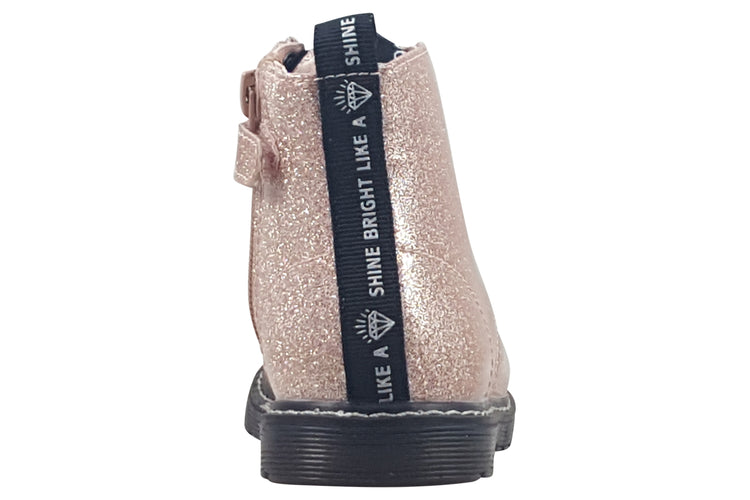 Garvalin Mini 241341B Rosa Glitter Girls Boots
