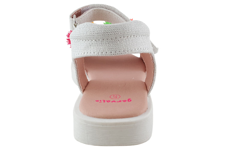 Garvalin Mini SDL 232337A Pom Poms Girls Sandals