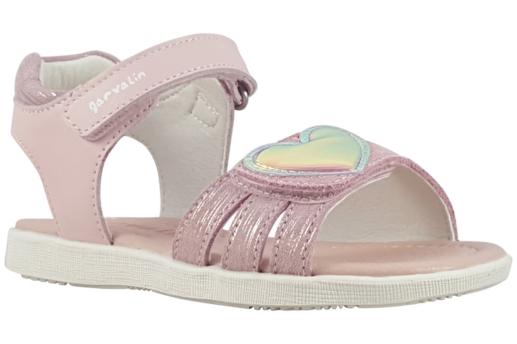 Garvalin Pretty Heart Sdl  252424 Pink Girls Sandals