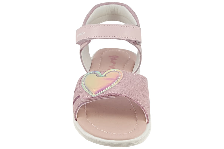 Garvalin Pretty Heart Sdl  252424 Pink Girls Sandals