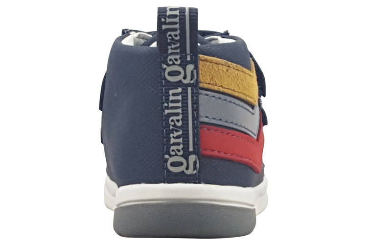 Garvalin Start Boot B 231313A Navy Multi Boys Boots