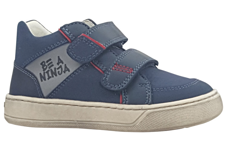 Garvalin Rebel 'Ninja' 231625A Navy/Red Boys Boots