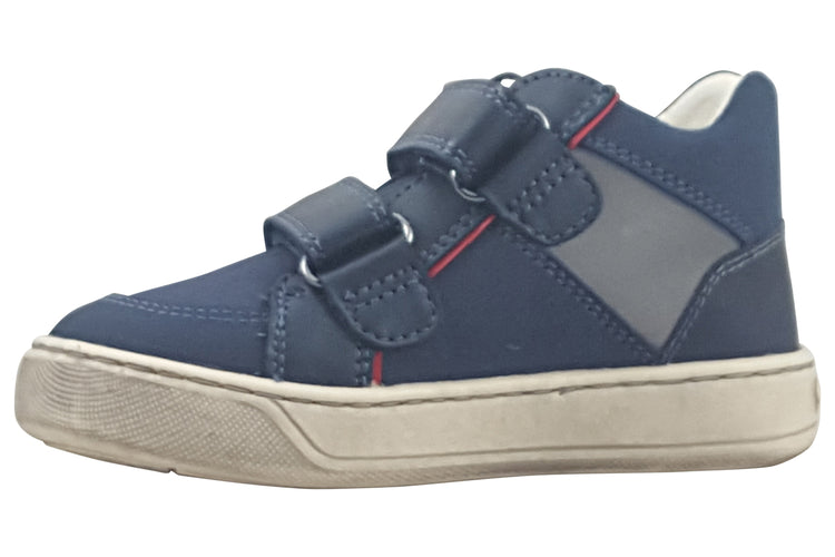 Garvalin Rebel 'Ninja' 231625A Navy/Red Boys Boots