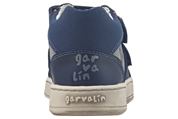 Garvalin Rebel 'Ninja' 231625A Navy/Red Boys Boots