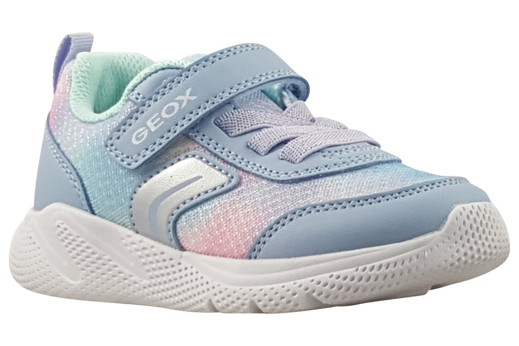 Geox B Sprintye Girl B454TD Sky/Multi Girls Sports