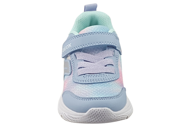 Geox B Sprintye Girl B454TD Sky/Multi Girls Sports