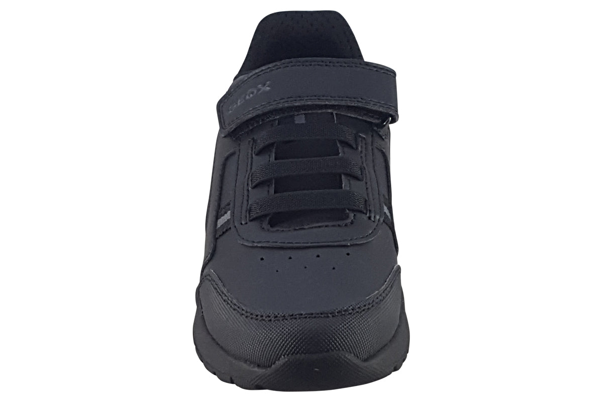 Geox J Briezee J36GMA Black Boys School Shoes