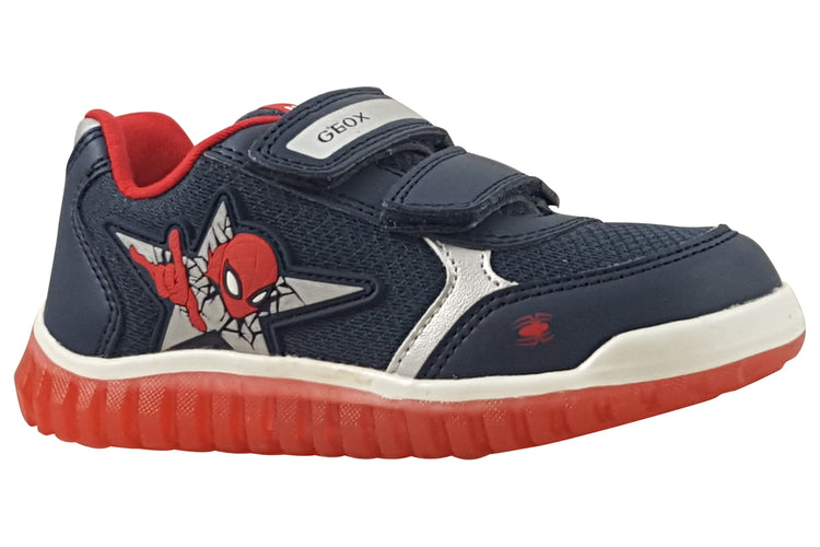 Geox B Lightyloo Spidey B555ZB Navy/Red Boys Sports