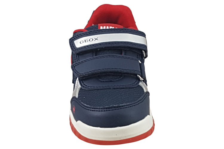 Geox B Lightyloo Spidey B555ZB Navy/Red Boys Sports