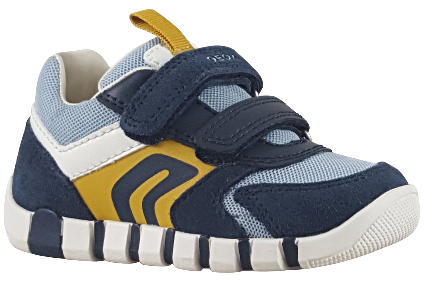 Geox Iupidoo Boy B3555D Navy/Yellow Boys First Shoes