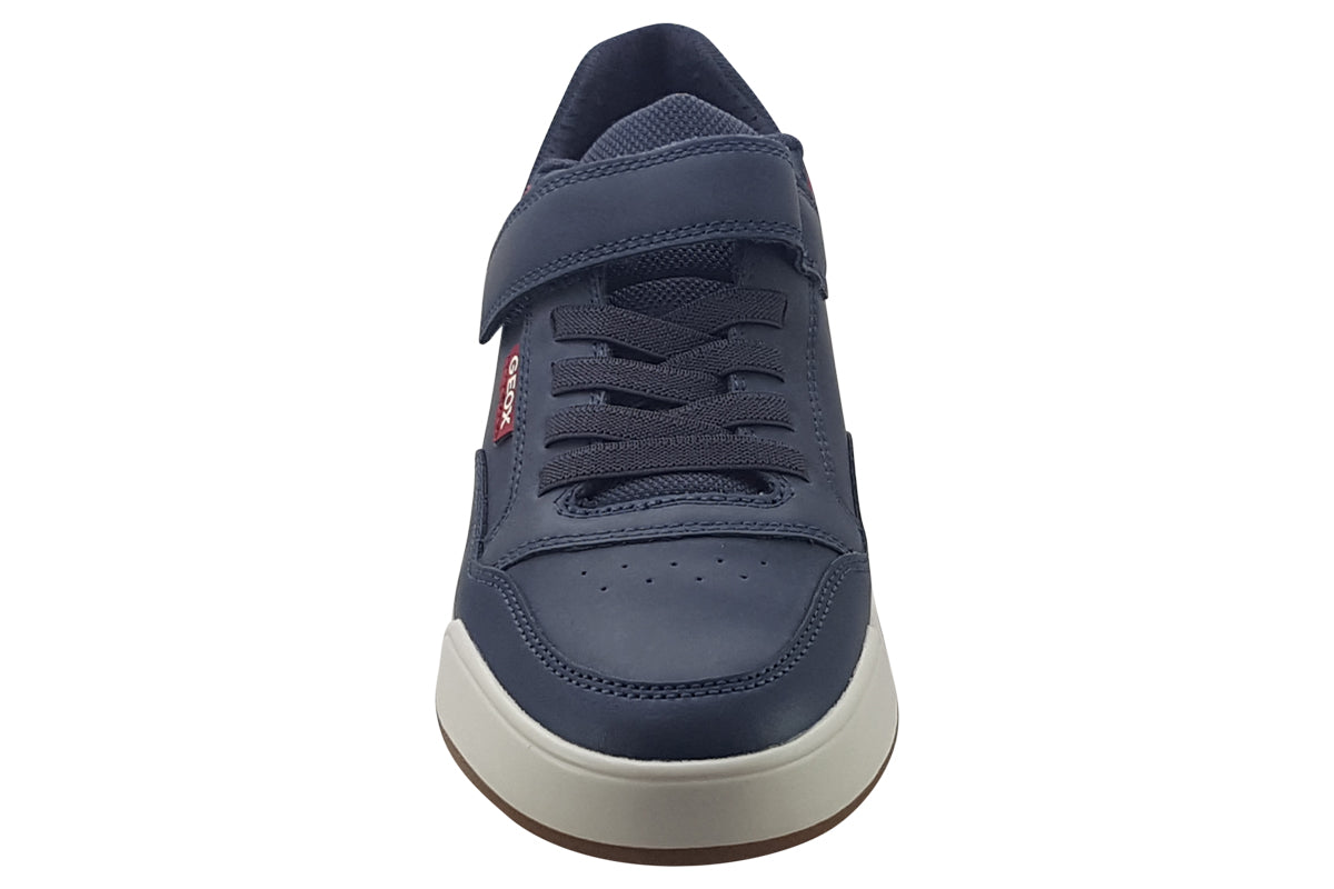 Geox Perth BE J367RE Navy/Dark Red Boys Shoes