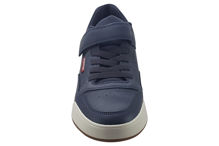 Geox Perth BE J367RE Navy/Dark Red Boys Shoes
