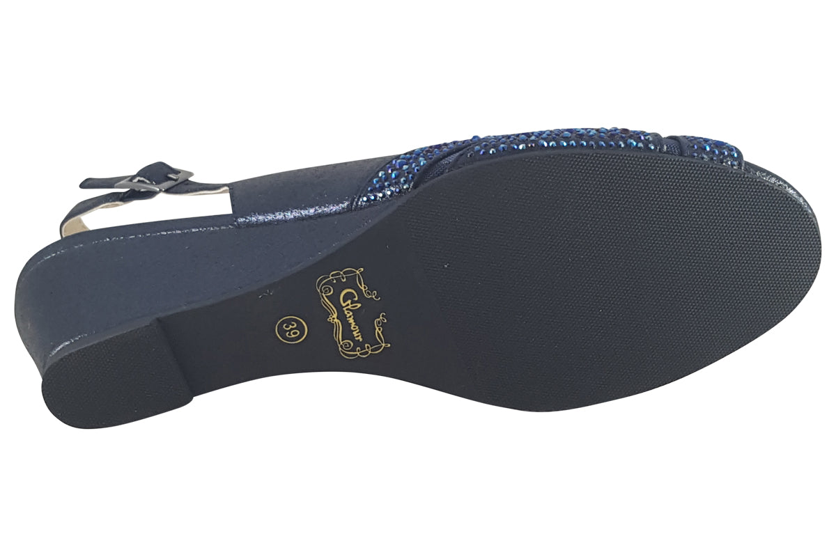 Glamour Minsk Navy Womens Sandals