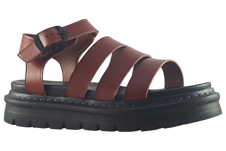 Heavenly Feet Saffron Choc Womens Sandals