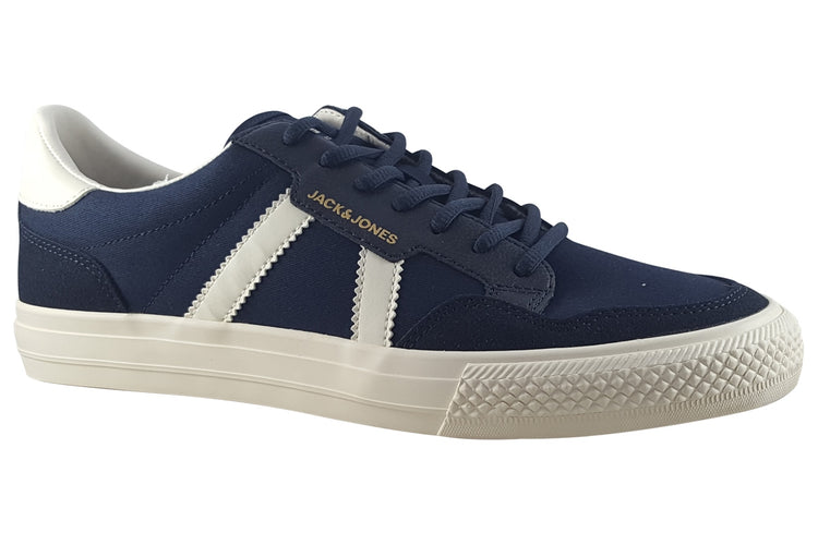 Jack Jones Morden Canvas Sp 12251152 Navy Blazer Marshmellow Mens Trainers