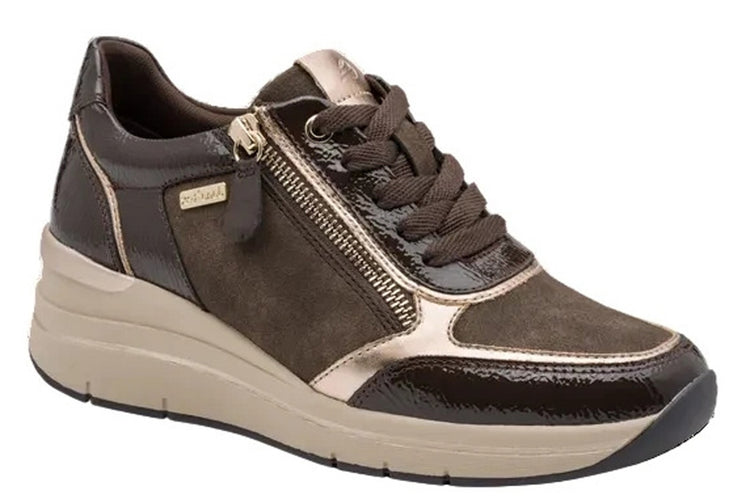 Jana Softline Hawkins 23789-47 361 Cafe Womens Fashion Trainers