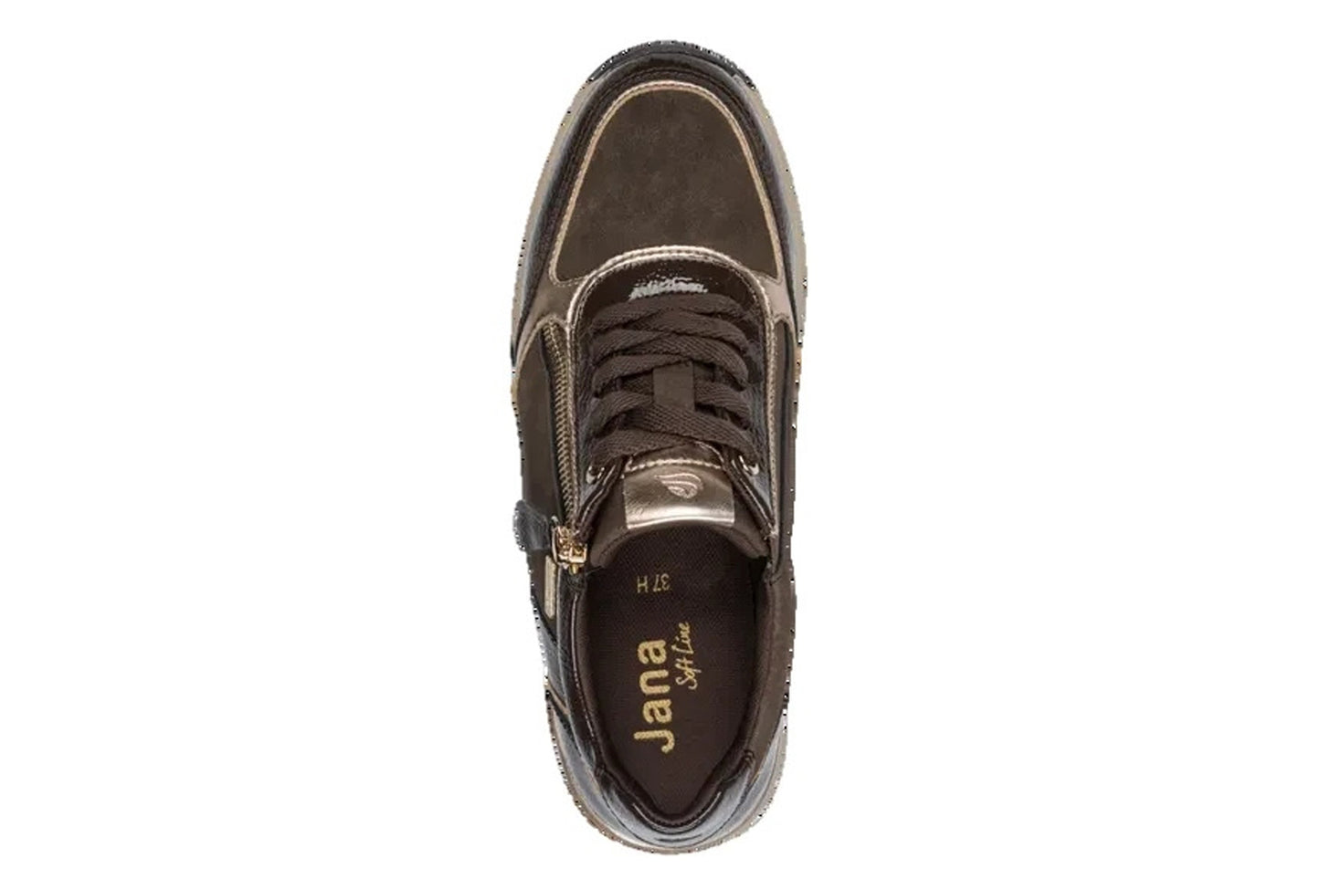 Jana Softline Hawkins 23789-47 361 Cafe Womens Fashion Trainers