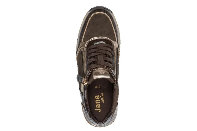 Jana Softline Hawkins 23789-47 361 Cafe Womens Fashion Trainers