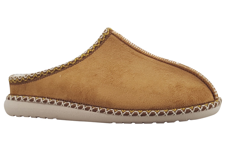 Lazy dogz Apollonia KLM044 Tan Womens Slippers