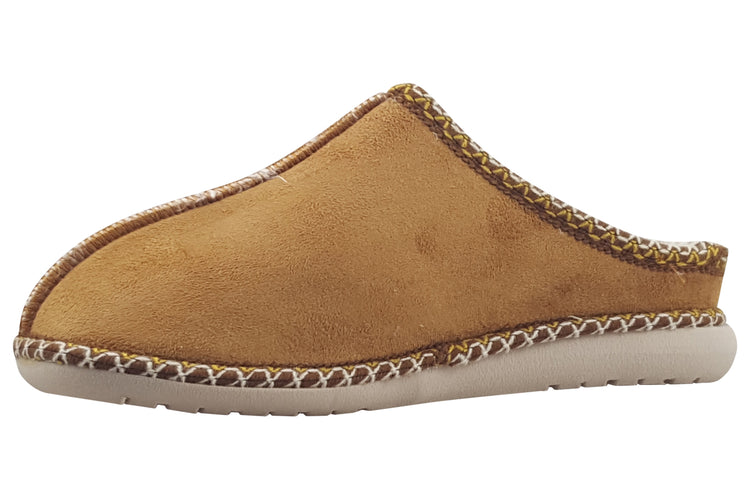 Lazy dogz Apollonia KLM044 Tan Womens Slippers