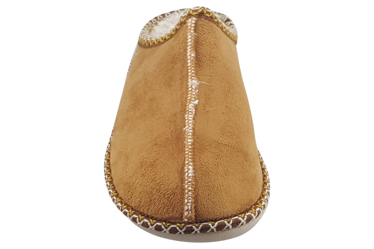 Lazy dogz Apollonia KLM044 Tan Womens Slippers
